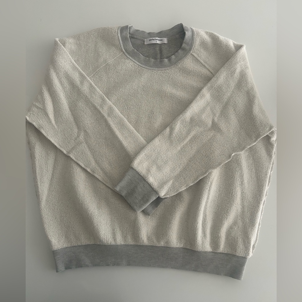 Perfect White Tee Ziggy Reverse Fleece Sweatshirt